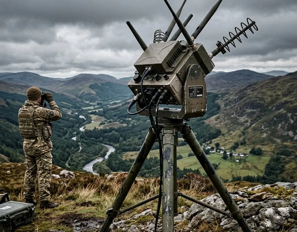Radar radio-frequency and camera sensors contributing different events to a counter-UAS review queue