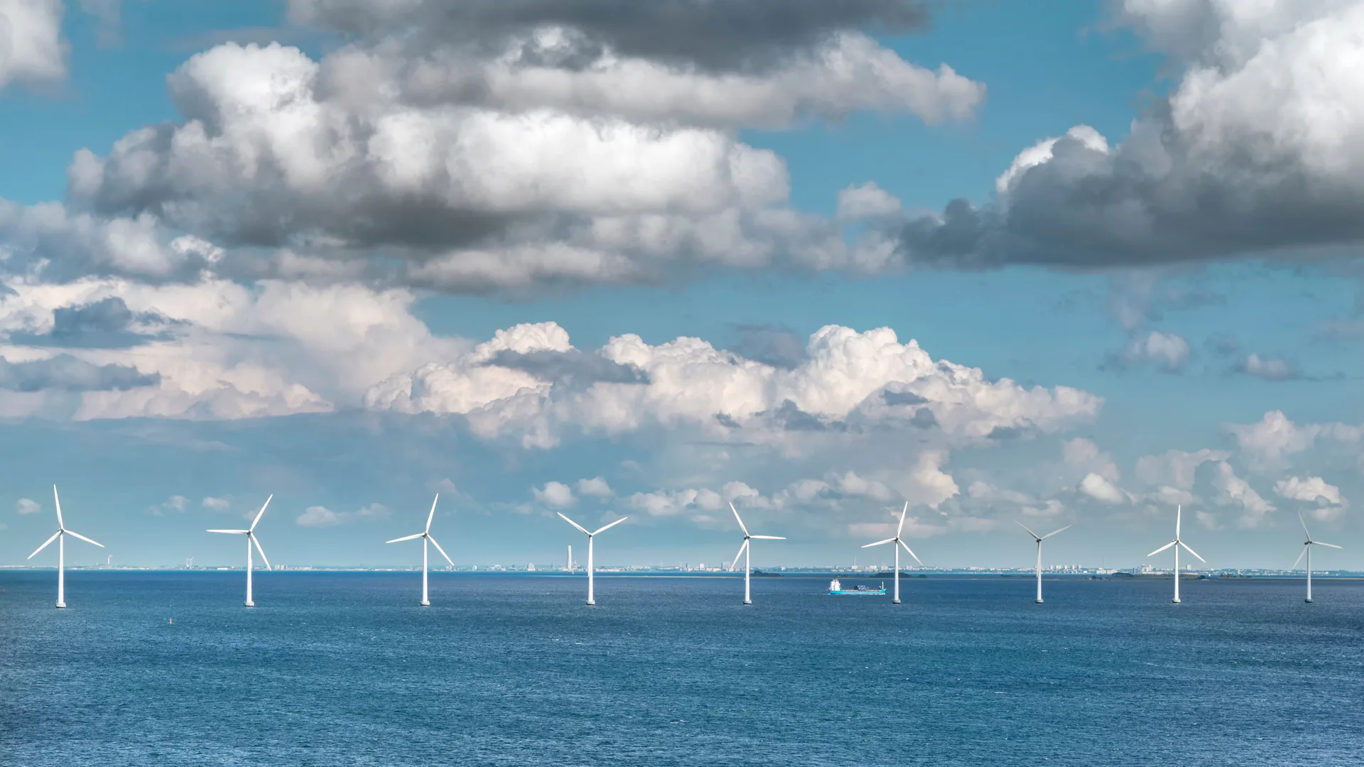 Offshore wind turbines under changing weather in an exposed maritime inspection environment