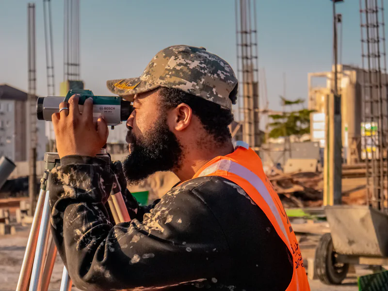 Survey instrument observing civil infrastructure as part of a repeatable bridge deformation monitoring network