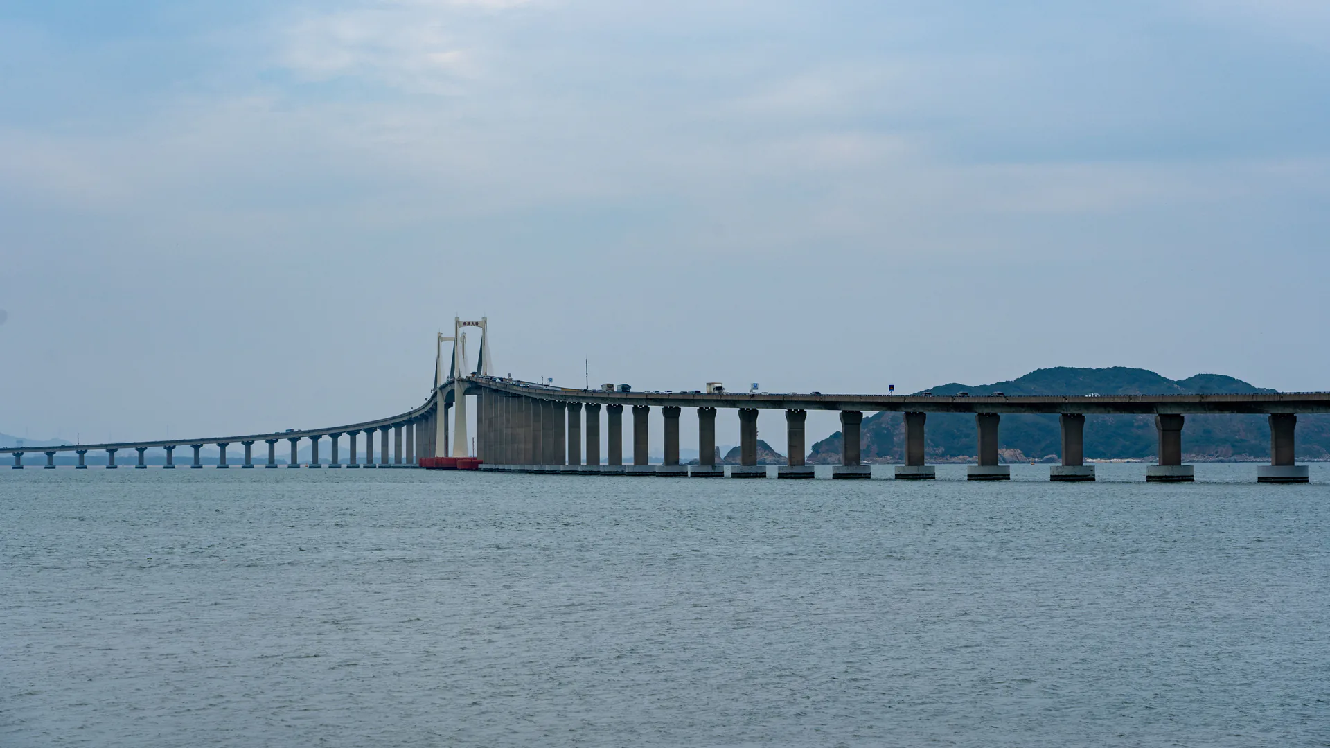 Long-span bridge whose movement and environmental response require sensor baselines rather than isolated readings