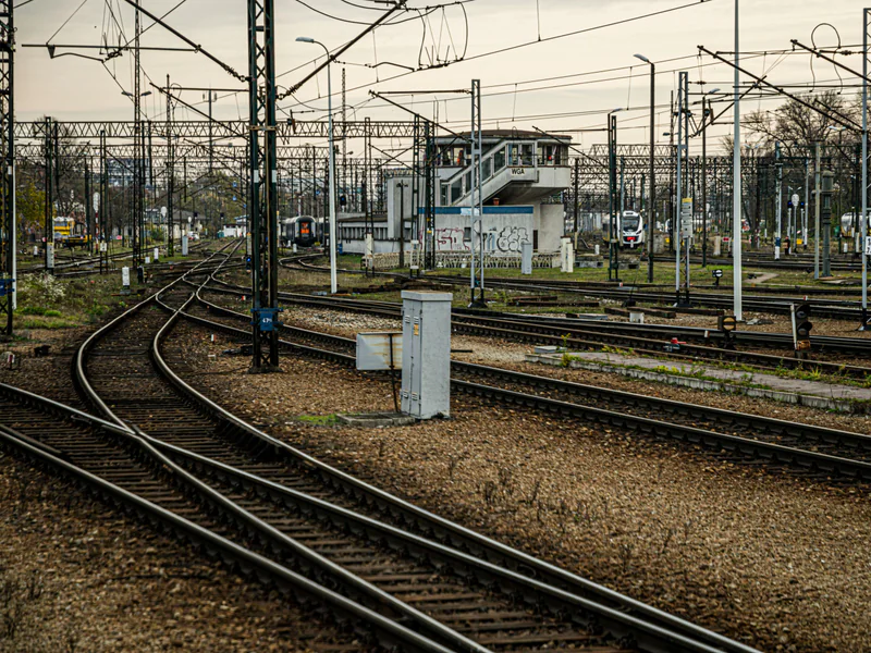 Railway switch geometry illustrating the asset-level viewpoints needed for repeatable inspection coverage