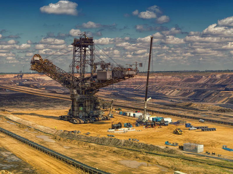 Open-pit mine operations where independent survey control verifies accepted UAV mapping accuracy