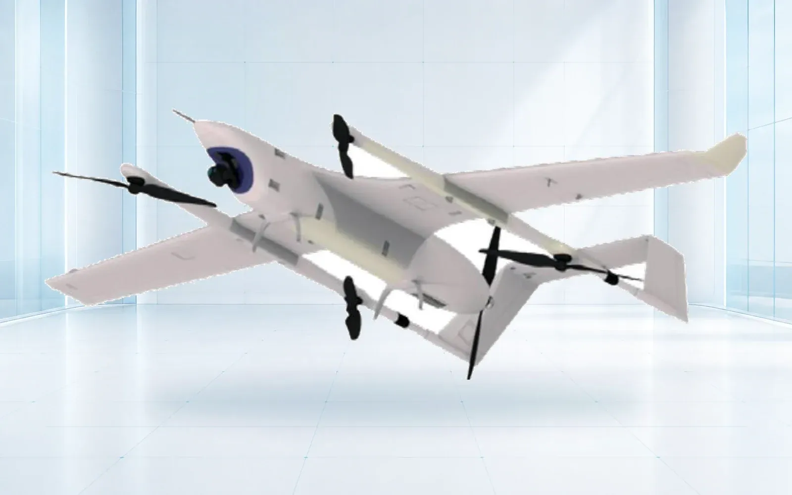 3500 Tilt-Rotor VTOL UAV detail view
