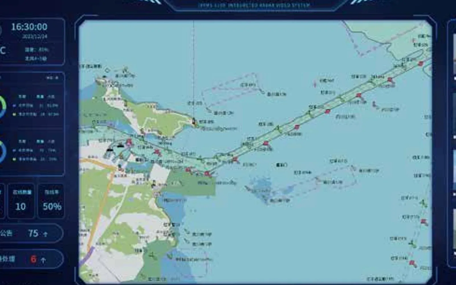 IRVMS-6100 Water-Area Security Platform detail view