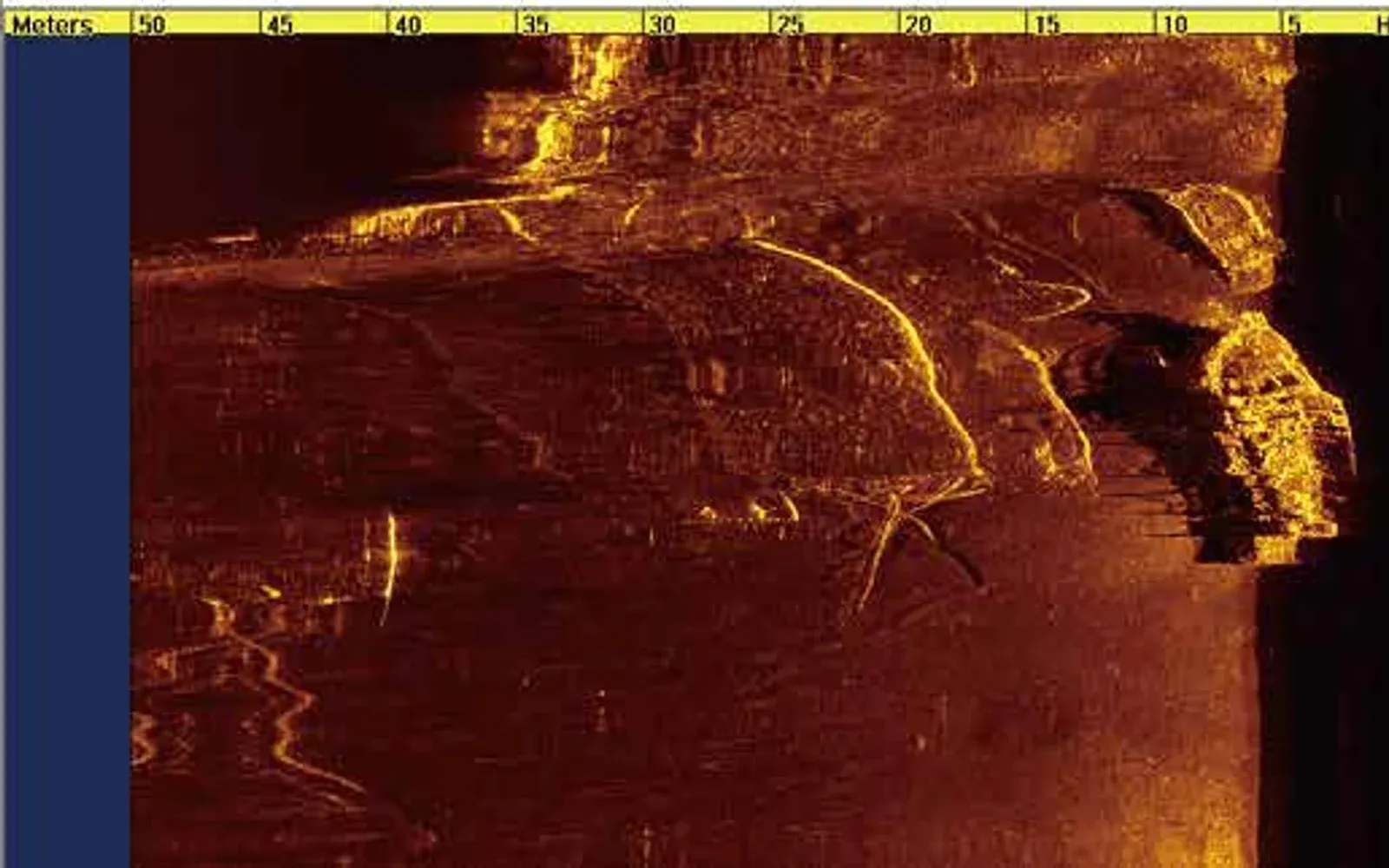 SNR900U Side-Scan Sonar application view